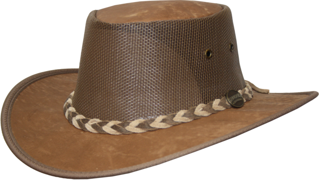 1038 Kangaroo Cooler - Leather Australian Hat