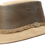 1064 Foldaway Cooler - Leather Australian Hat